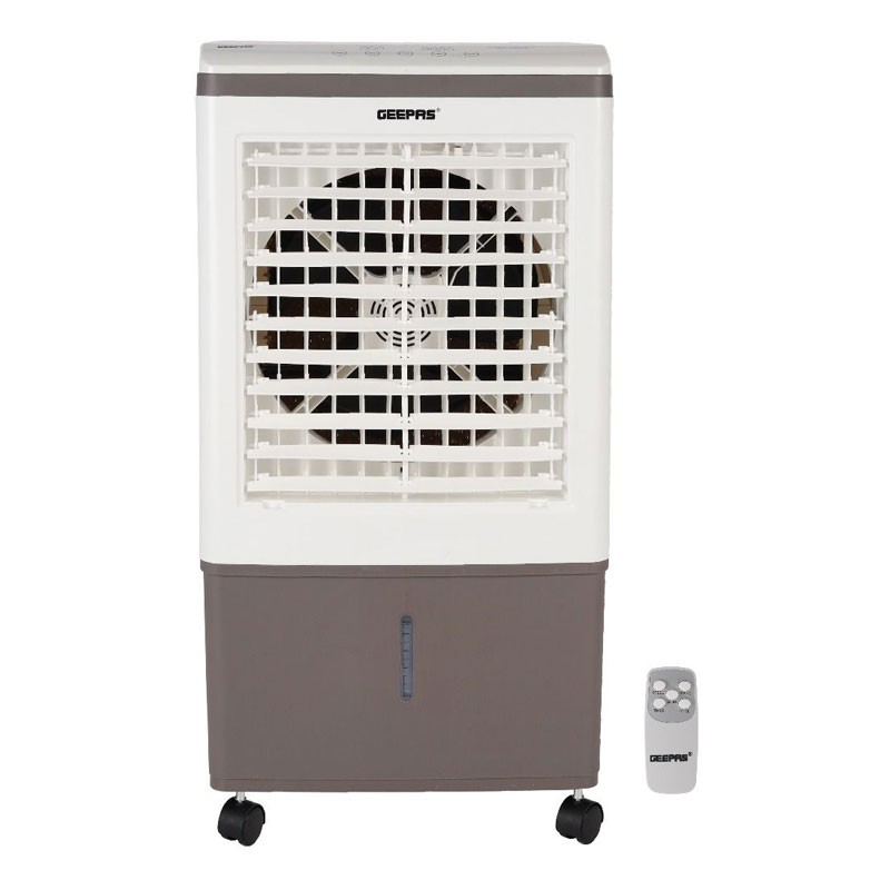 Geepas, 4 In 1 Personal Mobile Mini Air Conditioner, Fan, Humidifier With Multicolour LED Lights, 3 Speed Air Cooling Fan With USB, Desktop Cooling Fan, Portable Air Cooler, GAC16018UK