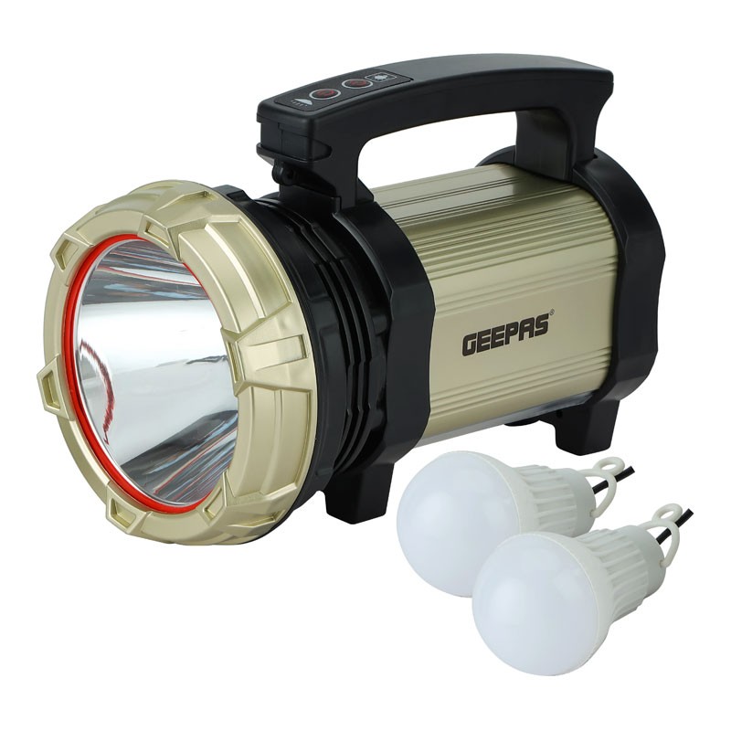 Geepas Rechargeable LED Search Light With Lantern, GSL5709