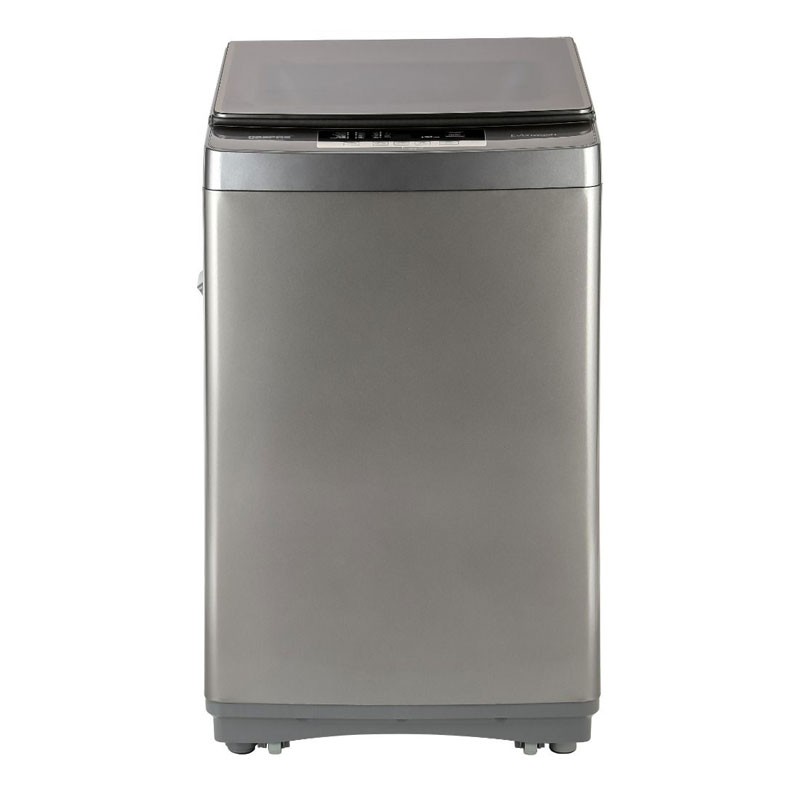 Geepas, Fully Digital Control And Automatic Top Load Washing Machine, 8 Wash Programs With Strong Pulsator, 8KG Fully Automatic Washing Machine, Metallic Grey, GFWM8823SX 