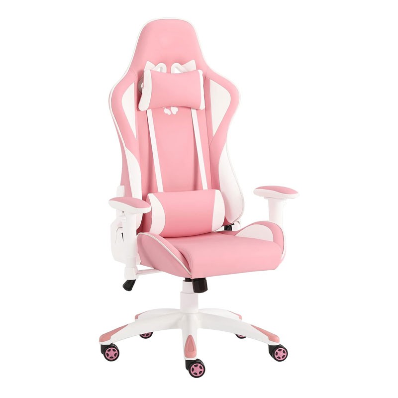 Game Chair With Headrest And Lumbar Pillow