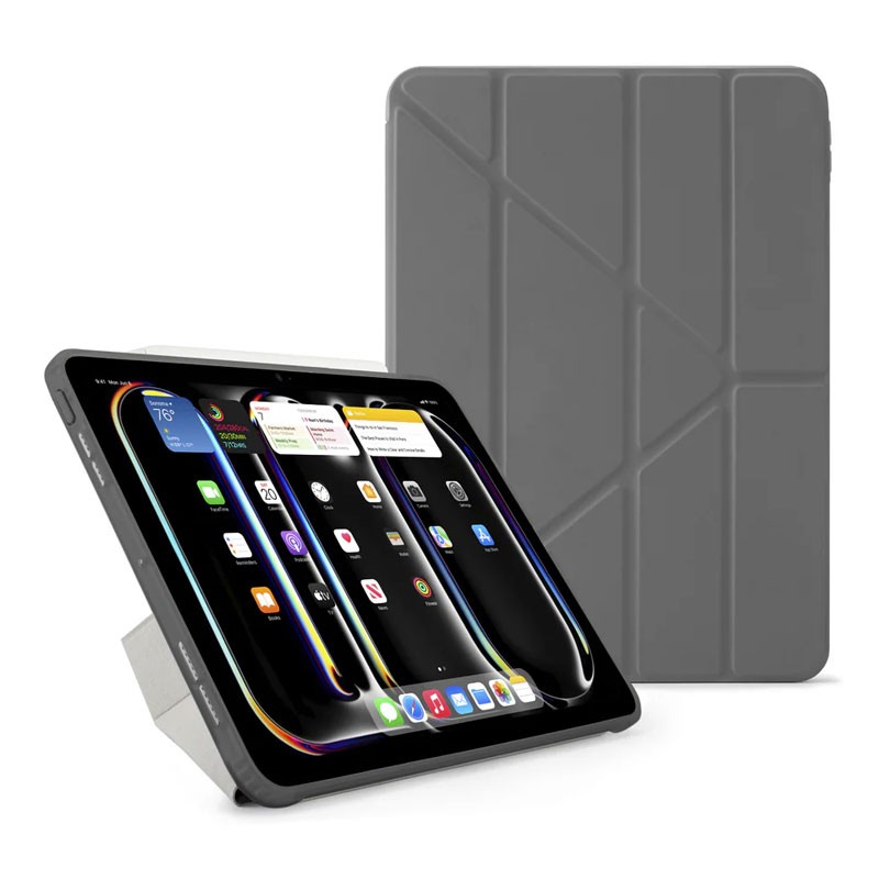 Pipetto Origami No1 Original Case For Apple iPad Pro 13 2024, Grey, P052-50-AG