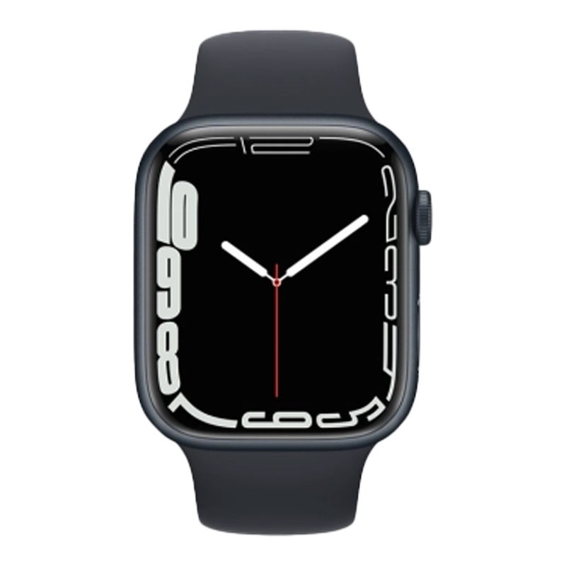 Apple Watch Series 7, GPS, 41mm, Black Aluminium Case, Wireless charging, Water resistant Smart Watch