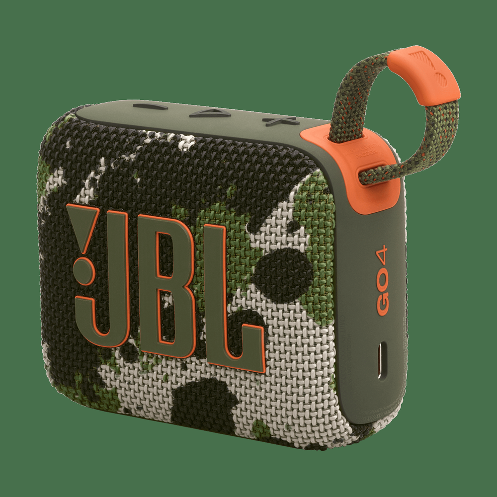 JBL GO 4 Portable Bluetooth Speaker, Compact Wireless Audio, Camouflage, GO4