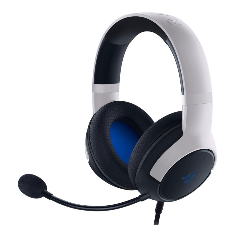 Razer PlayStation Kaira X, 50MM Drivers, Wired Gaming Headset With Mic For PS4 And PS5, White