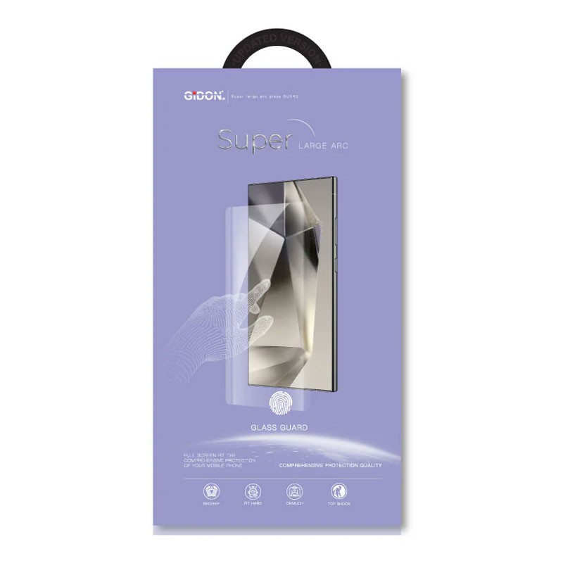 Gidon Samsung S23 Ultra Transparent Hd Tempered Glass Screen Protector, GD723
