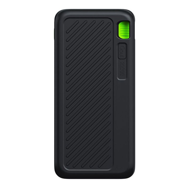 Goui Singi, Dual Charging Functionality, High Compatibility With Smartphones, Compact Design, 20,000mAh Portable Power Bank, Black