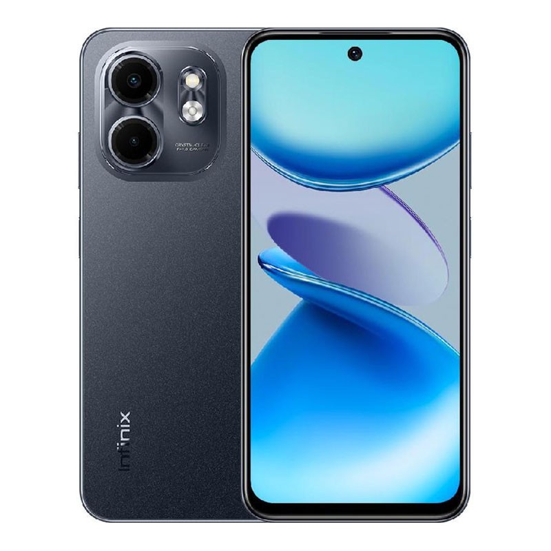 Infinix Smart 9, 3GB RAM, 64GB ROM, 6.7 Inch HD Display, 13MP Dual AI Rear Camera, 8MP Front Camera, 5000mAh Battery, Dual SIM, Android Smartphone, Metallic Black