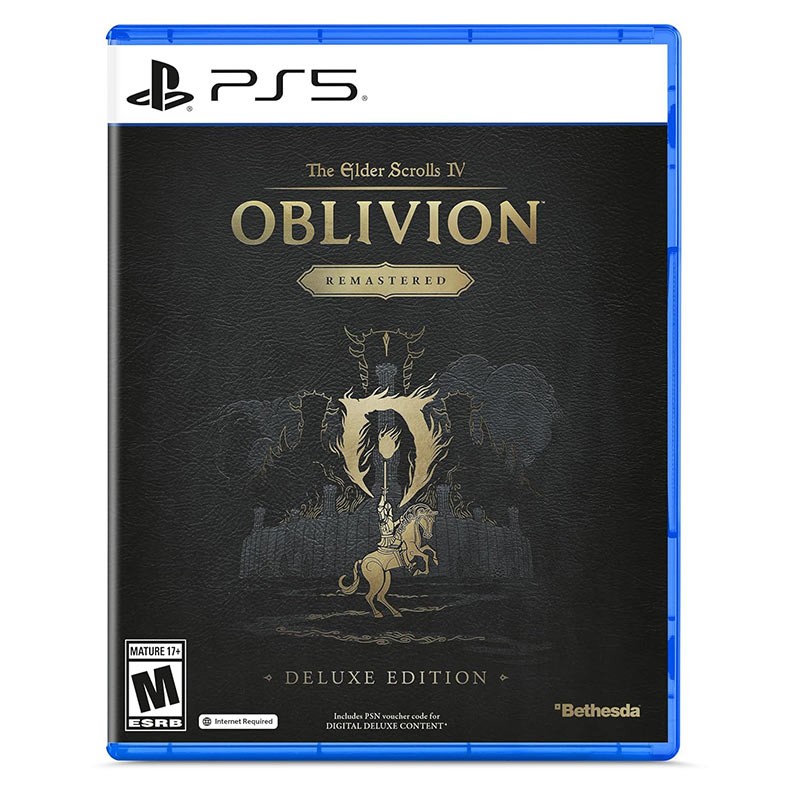The Elder Scrolls IV Oblivion Remastered Deluxe Edition Game For PS5