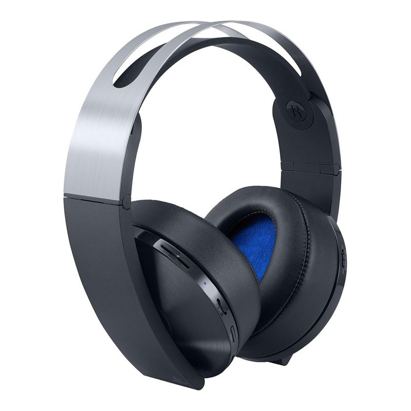 Sony, Enhanced 7.1 virtual Surround Sound, Powered By 3D Audio Technology, 50mm Audio Drivers, Multi Device Compatibility, Platinum Wireless Headset For PlayStation 4 