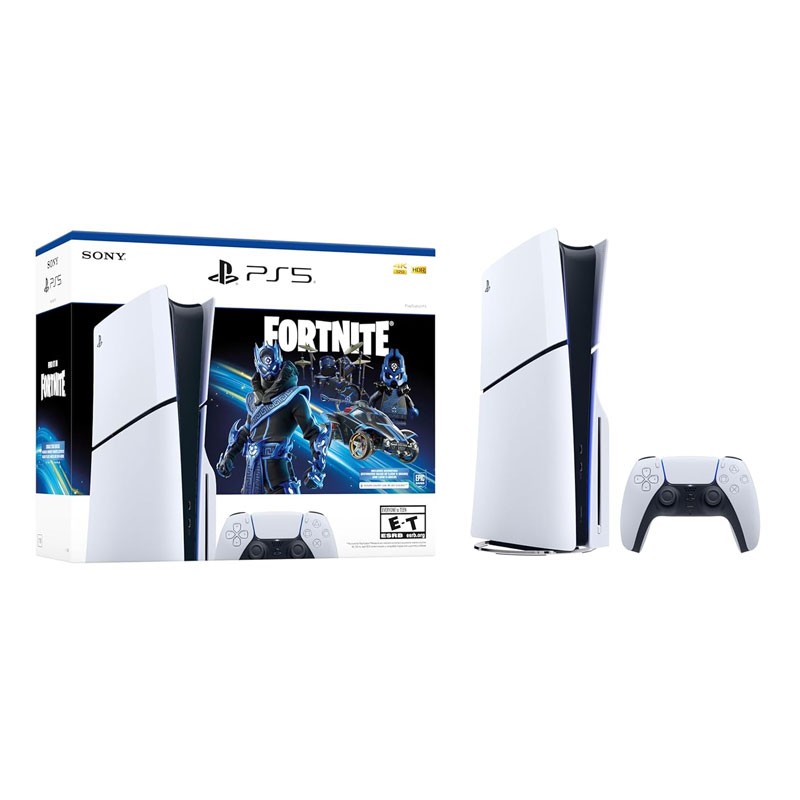 Buy Sony PlayStation 5 Gaming Console Fortnite Cobalt Star Bundle Disc ...