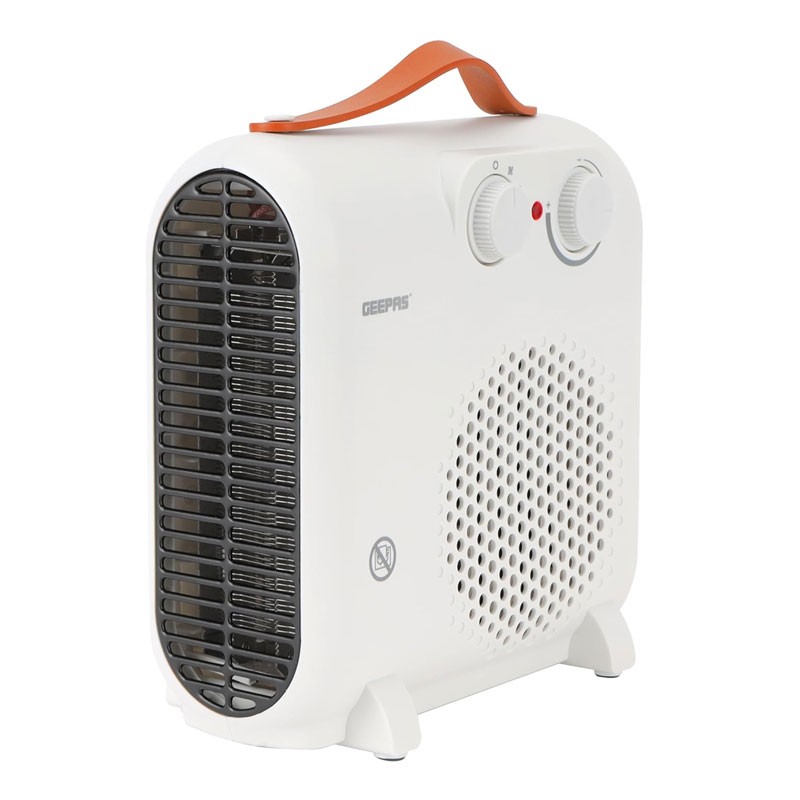 Geepas, Fan With 3 Modes, Cool, Warm, Hot, 2 Powers, 1000W And 2000W, Safety Fuse, 2000W Fan Heater With Adjustable Thermostat, GFH28547