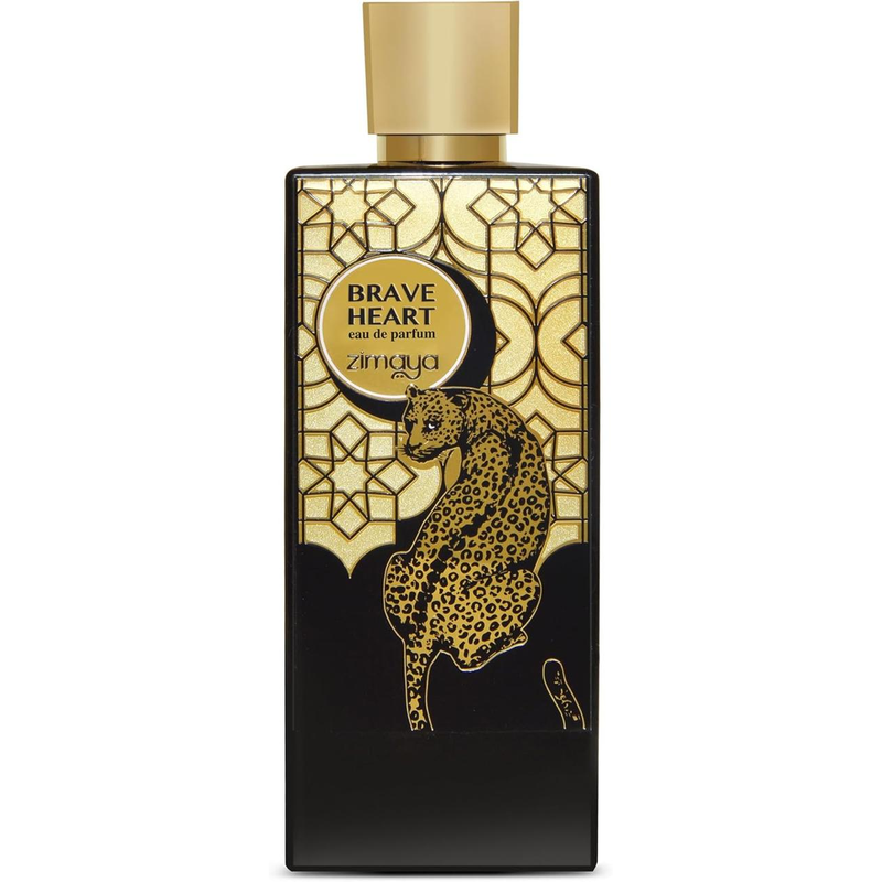 Zimaya Brave Heart Eau De Parfum, Premium Fragrance, Black and Gold