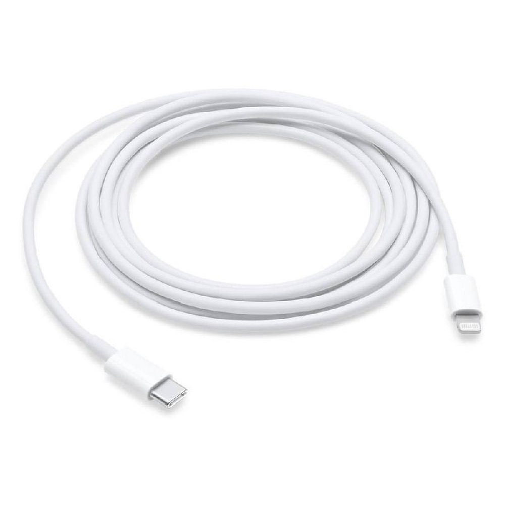 Apple USB-C to Lightning Cable, 2 Meter Fast Charging Data Sync, White, MKQ42ZM/A