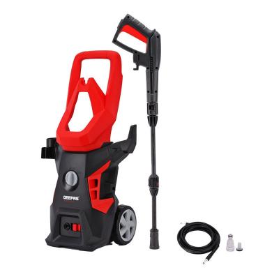 Geepas, Carbon Brush Motor, 1400W, 7L/min Maximum Flow, Includes Spray Gun With Adjustable Nozzle, 5M Cord And Hose, Removing Dust Mud Dirt, 110bar High Pressure Washer, GPW1411-24003
