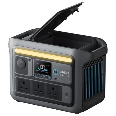 Anker SOLIX C800 Plus, 768Wh, 1200W, 3 Mode Camping Lights, Smart App Control, Long Lasting Portable Power Station