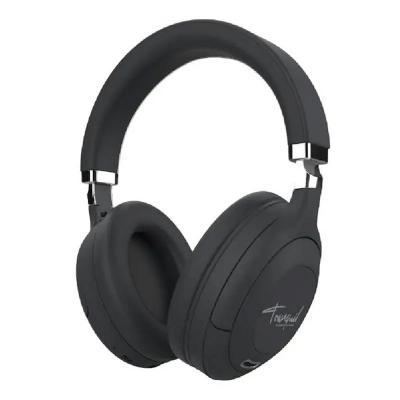 Pawa Tranquil, Dual Mode, Type C Charging, Deep Bass, Foldable Design, Microphone, ANC, Over Ear Bluetooth Wireless Headphone, Black03