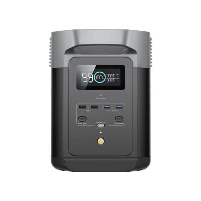 EcoFlow DELTA 2 Portable Power Station, 1024Wh LiFePO4 Battery, 1800W Output, Fast Charging, Smart App Control, EFD33003