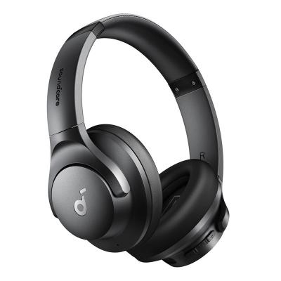 Anker Soundcore Q20i, Hybrid Active Noise Cancelling, 40h Playtime In ANC Mode, Hi Res Audio, Deep Bass, Personalization via App, Wireless Bluetooth Over Ear Headphones, Black, A3004H11