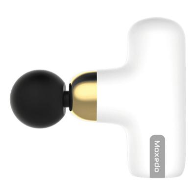 Moxedo, Deep Tissue Massager With 4 Interchangeable Massage Heads, Portable Multi Function Muscle Massager, White, MX-MSG011-WH03