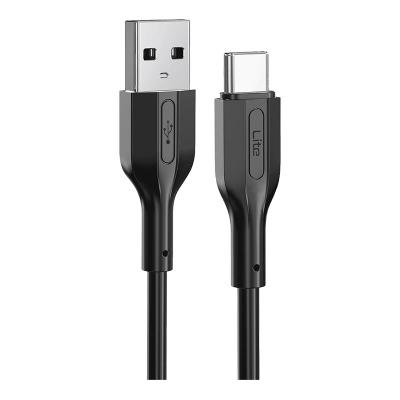 Moxedo Lite, 1M USB A To USB C Fast Charging Cable, Black, MX-LC029-BK