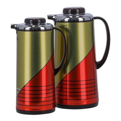 RoyalFord, BPA Free, Asbestos Free, Leak Proof Design, 1.3 And 1.9 Liters Capacity, 2 Pcs Vacuum Flask Set, Gold And Red, RF1136703