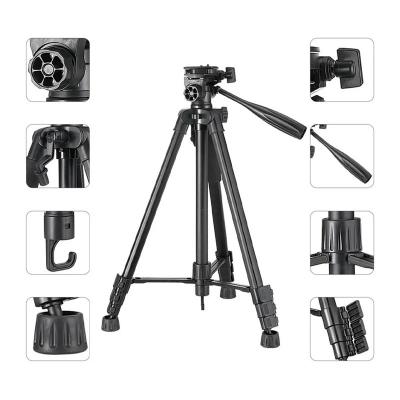 Rtako VT-860S, Remote Control, 170cm Carbon Steel Photography Tripods For Camera And Mobiles03