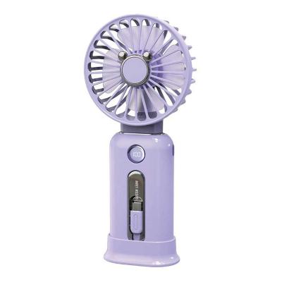 Green Lion Wind Mate Portable 10000mAh Power Bank And 3 Speed Fan, Purple03