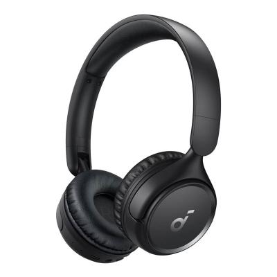 Anker Soundcore H30i, 40mm Pure Bass Drivers, 70 Hrs Battery, Foldable Design, App Connectivity, Dual connection, Wireless Bluetooth OnEar Headphone, Black, A3012H1103