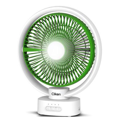Clikon 8 Inch Rechargeable Fan With LED Light, CK204703