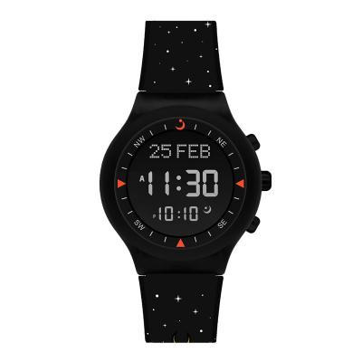 Alfajr Makkah, Worldwide Prayer Times, Digital Compass For Qibla Direction, Water Resistant, Watch With Rubber Strap, WY-1603
