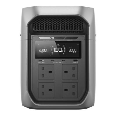 EcoFlow DELTA 3 Max Plus Portable Power Station, 4096Wh LiFePO4 Battery, 4000W Output, Expandable Backup Power