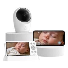 Anker eufy Baby Monitor E21, 1080p HD Video, Night Vision, Two Way Audio, White, E21