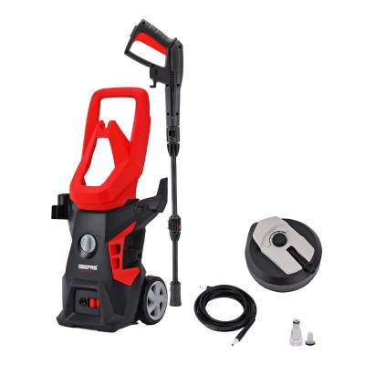 Geepas, Carbon Brush Motor, 1800W, 7.0 L/min Maximum Flow, Includes Spray Gun With Adjustable Nozzle, 5M Cord And Hose, Patio Kit, Removing Dust, Mud, Dirt, 140bar High Pressure Washer, GPW1814-24003