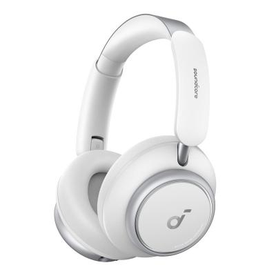 Anker Soundcore Space Q45, Adaptive Noise Cancelling, Ultra Long 50H Playtime, App Control, High Resolution Sound, Dual Connection Wireless Bluetooth On Ear Headphone, White, A304002103