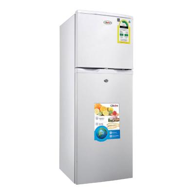 Clikon 138 Liter Refrigerator, Adjustable Shelves And Trays, Child Lock System, Moving Wheel, Double Door Fridge, CK600403