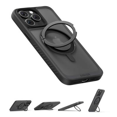 Anker, Anti Slip And Drop Proof Protective Cover With 360 Degree Ring Stand, Compatible With MagSafe, Magnetic Phone Case For iPhone 16 Pro Max, A90H1H0A