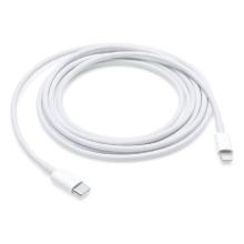 Apple USB-C to Lightning Cable, 2 Meter Fast Charging Data Sync, White, MKQ42ZM/A